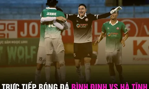 Trực tiếp bóng đá Bình Định vs Hà Tĩnh: Văn Lâm có cơ hội vô địch V.League?