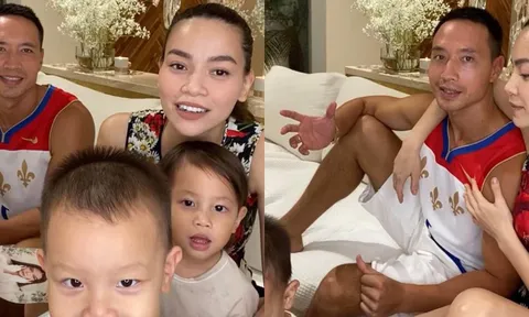 Gia đình Hà Hồ – Kim Lý lần đầu xuất hiện cùng nhau sau vụ bị trộm đột nhập