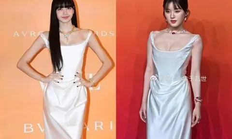 Lisa và Triệu Lộ Tư mặc chung một kiểu váy, khán giả chỉ ra điểm khác biệt