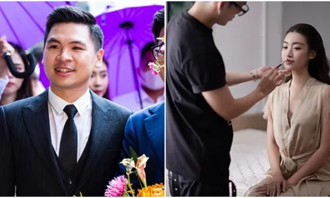 Ảnh hiếm tại đám hỏi của Hoa hậu Đỗ Mỹ Linh và con trai bầu Hiển