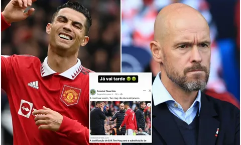 Ronaldo có thể gặp rắc rối với MU vì để chị gái chỉ trích HLV Ten Hag