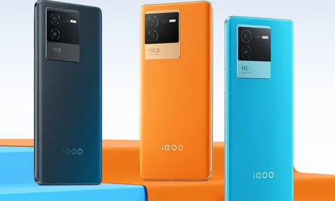 iQOO Neo 7 ra mắt với chip Dimensity 9000+, sạc đầy 50% pin trong 9 phút