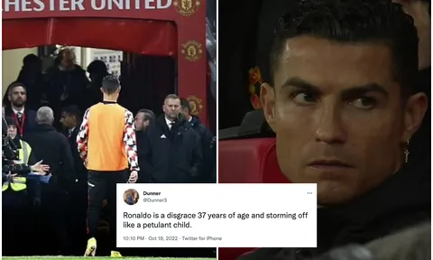 Ronaldo nhận 'mưa gạch đá' từ CĐV MU sau hành động bỏ về sớm