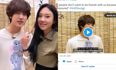 Jin hé lộ lý do người nổi tiếng không dám kết bạn với BTS