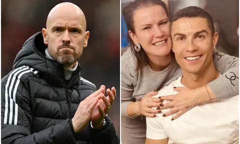 Chị gái Ronaldo chỉ trích HLV Ten Hag sau án phạt nặng của em trai