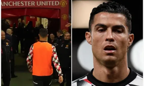 Tiết lộ lí do thật sự khiến Ronaldo bỏ về sớm trận MU vs Tottenham
