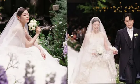 ‘Nữ hoàng trượt băng’ Kim Yuna tung ảnh cưới chưa từng được công khai
