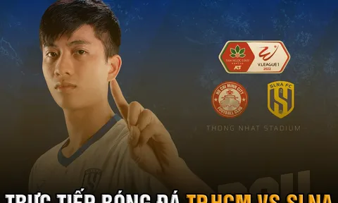 Trực tiếp bóng đá hôm nay: TP.HCM đấu với SLNA - Trực tiếp bóng đá Việt Nam