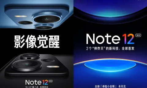 Vua hiệu năng giá rẻ Redmi Note 12 xác nhận ngày ra mắt