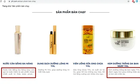 TP Hồ Chí Minh: Mỹ phẩm YHL - Quảng cáo thân thánh hoá mỹ phẩm là “nước thần siêu thần kỳ” gây hiểu nhầm?