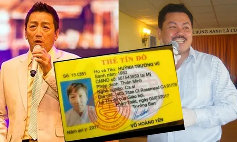 Sốc: Rò rỉ 'Thẻ tín đồ' nghi của ca sĩ Trường Vũ do ông Võ Hoàng Yên làm trưởng ban