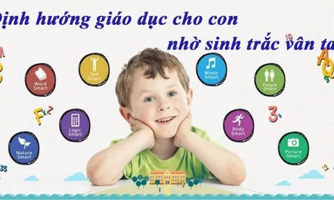 Định hướng giáo dục cho con nhờ Sinh trắc vân tay