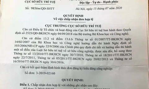 Vụ xâm phạm quyền sở hữu công nghiệp bia Sài Gòn: Quyền sở hữu trí tuệ về kiểu dáng công nghiệp phát sinh khi nào?