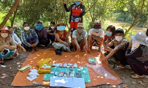 An Giang: Triệt phá sới bạc tại huyện An Phú bắt giữ 12 đối tượng
