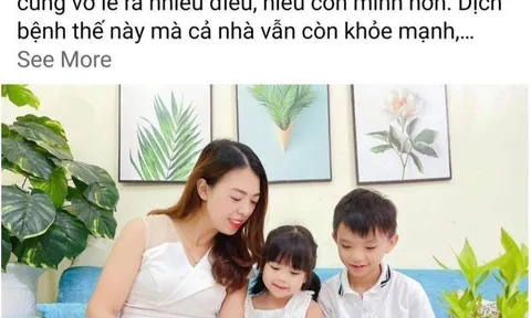 Ở nhà phòng dịch ngày giãn cách, bố mẹ cùng con thực hiện 'nhiệm vụ kép'