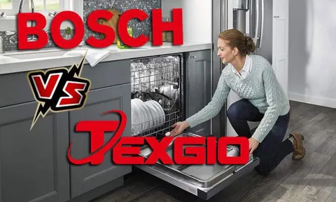 Mua máy rửa chén Bosch hay Texgio?