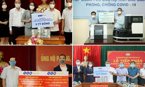 Đã tiếp sức hơn 150 tỷ đồng, bản đồ chống dịch, thiên tai… của FLC tiếp tục mở rộng