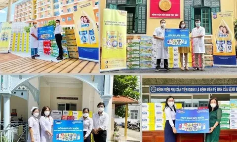 Vinamilk trao tặng món quà sức khỏe đến 10.000 cán bộ y tế tuyến đầu tại nhiều bệnh viện trên cả nước