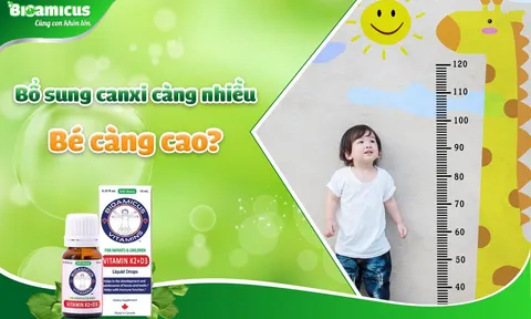 5 sai lầm thông thường của mẹ khi bổ sung canxi cho bé
