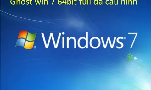 Hướng dẫn Download Ghost win 7 64bit full đa cấu hình chi tiết