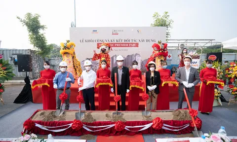 FLC Premier Parc khởi công và ký kết đối tác xây dựng giai đoạn mới