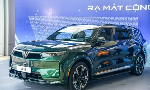 Cận cảnh VinFast VF9: Ứng cử viên xứng tầm trong phân khúc SUV hạng E