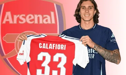 Calafiori: "Anh ấy ép buộc tôi đến Arsenal"