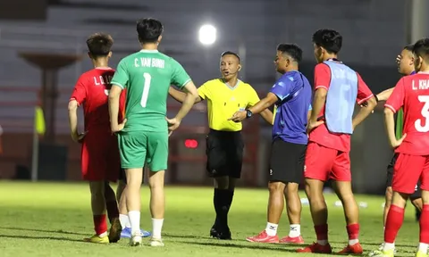 Thoát thua U19 Việt Nam, HLV Myanmar khen trọng tài hết mực
