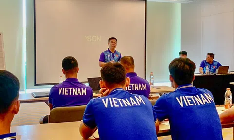 Họp chuẩn bị đấu Campuchia, U16 Việt Nam được yêu cầu không chủ quan