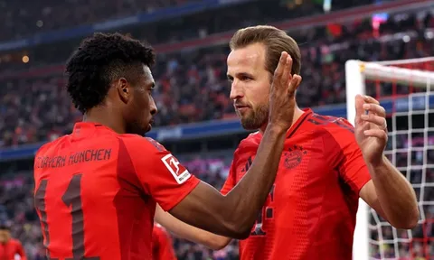 Harry Kane tỏa sáng, Bayern Munich thắng Union Berlin 3-0