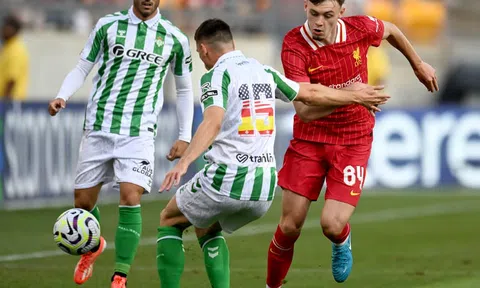 Chấm điểm Liverpool 1-0 Real Betis: Slot tìm thấy người thay Alexander-Arnold