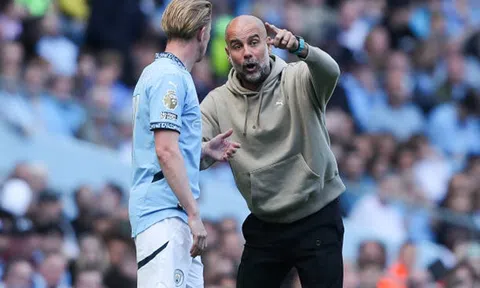 Guardiola: "Chúng tôi đang kiểm soát vấn đề thể lực của De Bruyne"