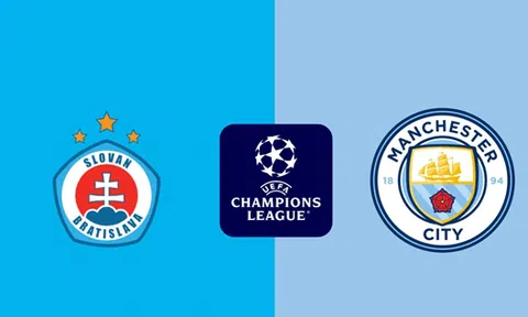 Slovan Bratislava vs Man City (02h00, 02/10): Mồi ngon giải tỏa