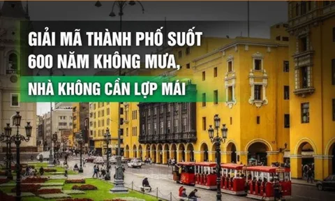 Thành phố duy nhất trên thế giới 600 năm không mưa, người dân vẫn sống nhờ vào 1 thứ