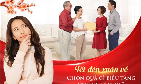 Tết đoàn viên – Biếu quà gì cho ông bà, cha mẹ vui khỏe suốt năm?