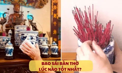 Bao sái bát hương trước hay sau lễ cúng ông Công ông Táo là tốt nhất?