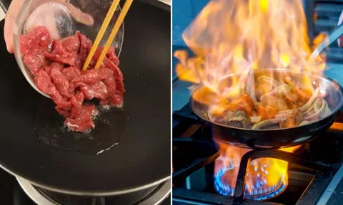 Vì sao xào thịt bò lửa to thì mềm, lửa nhỏ dễ bị dai?