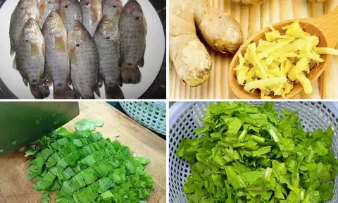 Cách nấu canh cá rô rau cải, ngon ngọt ngày hè