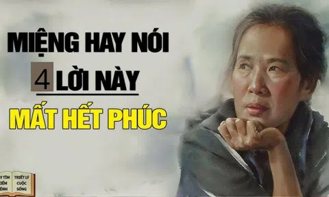 Làm người có 4 lời nói ít thì lộc còn nhiều, nói nhiều tài lộc khánh kiệt