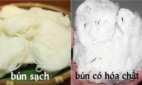 Cách chọn bún ngon không chứa hóa chất