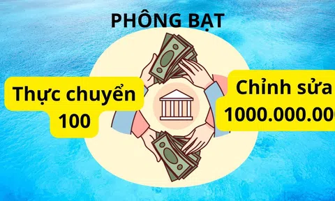 Sửa bill chuyển khoản để "phông bạt" trong từ thiện bão lũ có thể bị xử phạt nặng