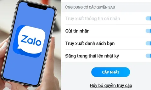 Nhấn nút này để kiểm tra mình có bị ứng dụng lạ trên Zalo truy xuất dữ liệu cá nhân hay không