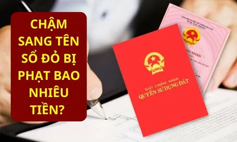 Kể từ nay, chậm đăng ký biến động đất đai, chậm sang tên sổ đỏ sẽ bị phạt rất nhiều tiền