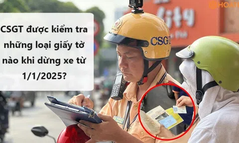 Kể từ 2025, mang đầy đủ 4 loại giấy tờ này khi lái xe không lo bị CSGT phạt