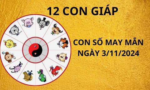 Tử vi ngày 3/11, con số may mắn Thần Tài ban lộc giàu có cho 12 con giáp