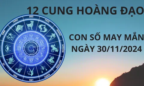 Tử vi ngày 30/11, con số may mắn cho 12 chòm sao nhận lộc trời ban vàng bạc đầy nhà, cuối năm giàu có