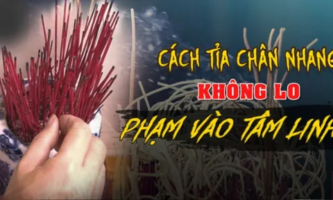 Hướng dẫn cách rút bớt chân hương và vệ sinh bàn thờ, thu hút tài lộc vào nhà