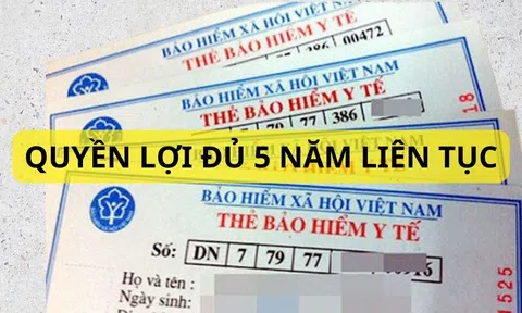 Bắt đầu từ 1/7/2025 khi nào người có thẻ BHYT đủ 5 năm liên tục được hưởng 100% chi phí khám chữa bệnh?