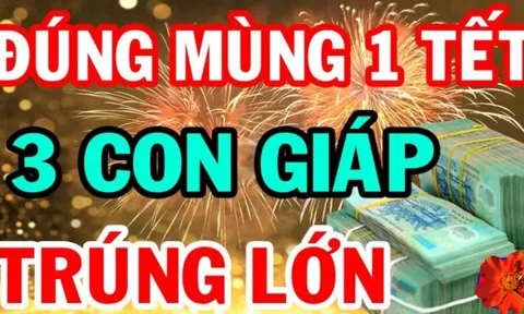 Sau đêm nay đến mùng 1 Tết Ất Tỵ 2025: 3 tuổi Phát Tài Phát Lộc, số 2 tiền nhiều như nước