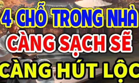 Thầy phong thuỷ dặn không sai: 4 nơi trong nhà càng trống càng thịnh, con cháu đời đời giàu có